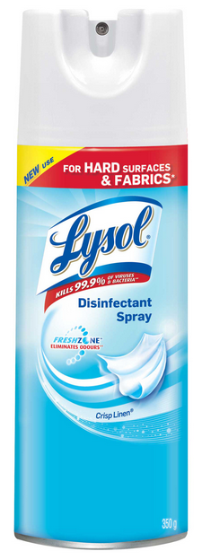 LYSOL Disinfectant Spray  Crisp Linen Canada Discontinued March 2021