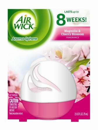 AIR WICK AROMA SPHERE Air Freshener  Magnolia  Cherry Blossom Discontinued