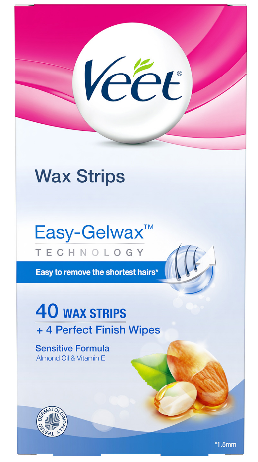 VEET EasyGelwax Wax Strips Kit  Sensitive Formula  Wax Strips CanadaDiscontinued Feb62023