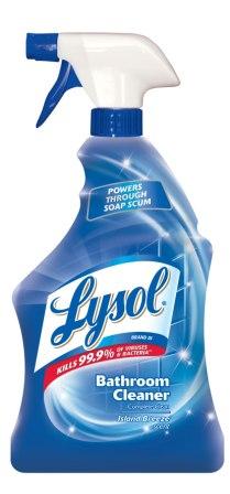  Lysol Bathroom Cleaner - Trigger Island Breeze 32 Oz. : Health  & Household