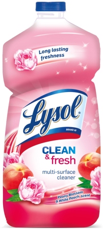 LYSOL Clean  Fresh MultiSurface Cleaner  Peony Blossom  White Peach Discontinued