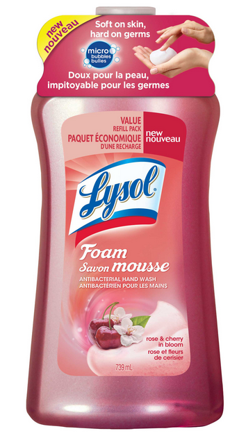 LYSOL® Foam Antibacterial Handwash - Rose & Cherry in Bloom (Canada)