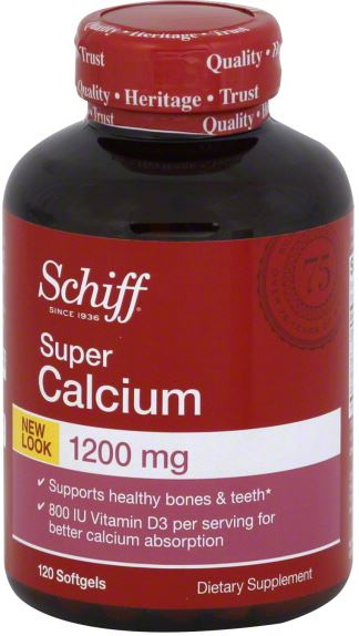 SCHIFF Super Calcium  1200 mg Softgels
