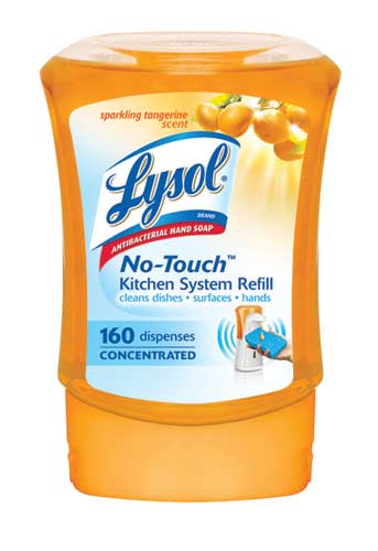 LYSOL NoTouch Kitchen System Refill  Sparkling Tangerine Canada Discontinued