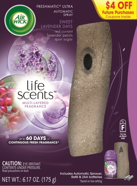 AIR WICK FRESHMATIC  Sweet Lavender Days  Kit Discontinued