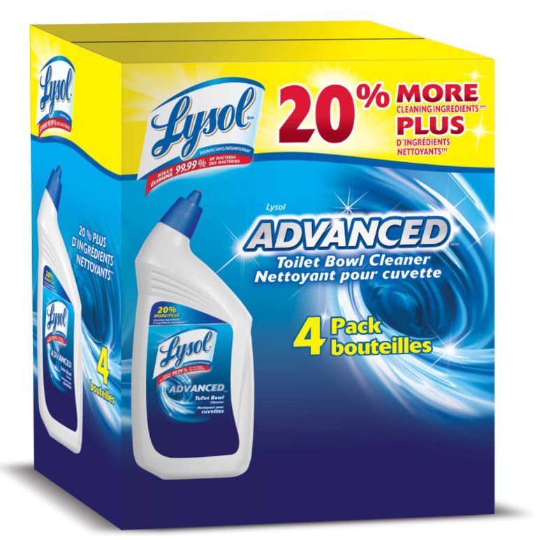 LYSOL Disinfectant Advanced Toilet Bowl Cleaner Canada
