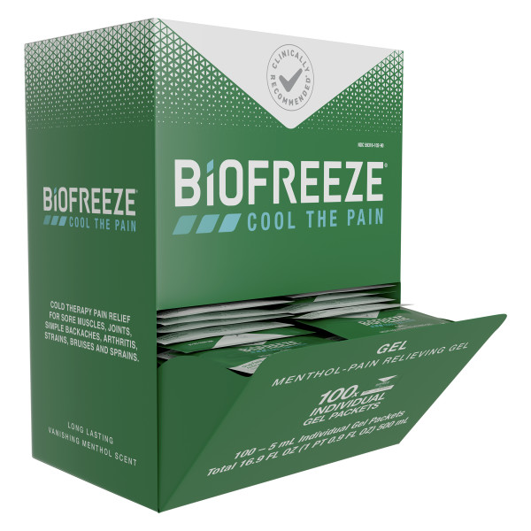 Biofreeze® Menthol Pain Relieving Green Gel - Packettes