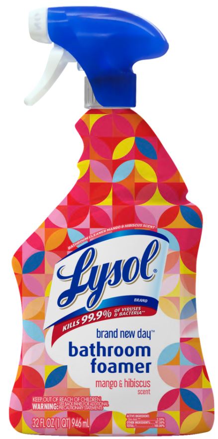 LYSOL Bathroom Foamer Cleaner  Brand New Day  Mango  Hibiscus Discontinued Feb 1 2023