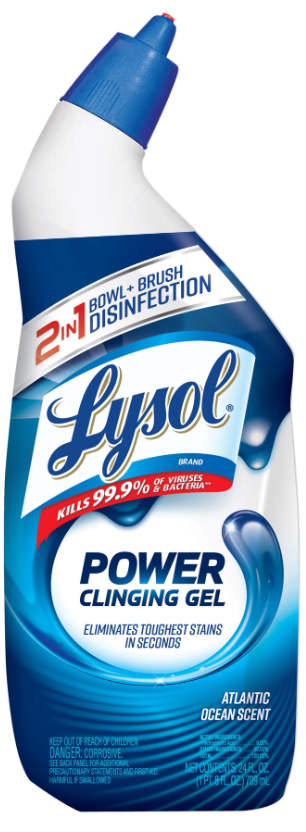 LYSOL® Power Toilet Bowl Cleaner Clinging Gel