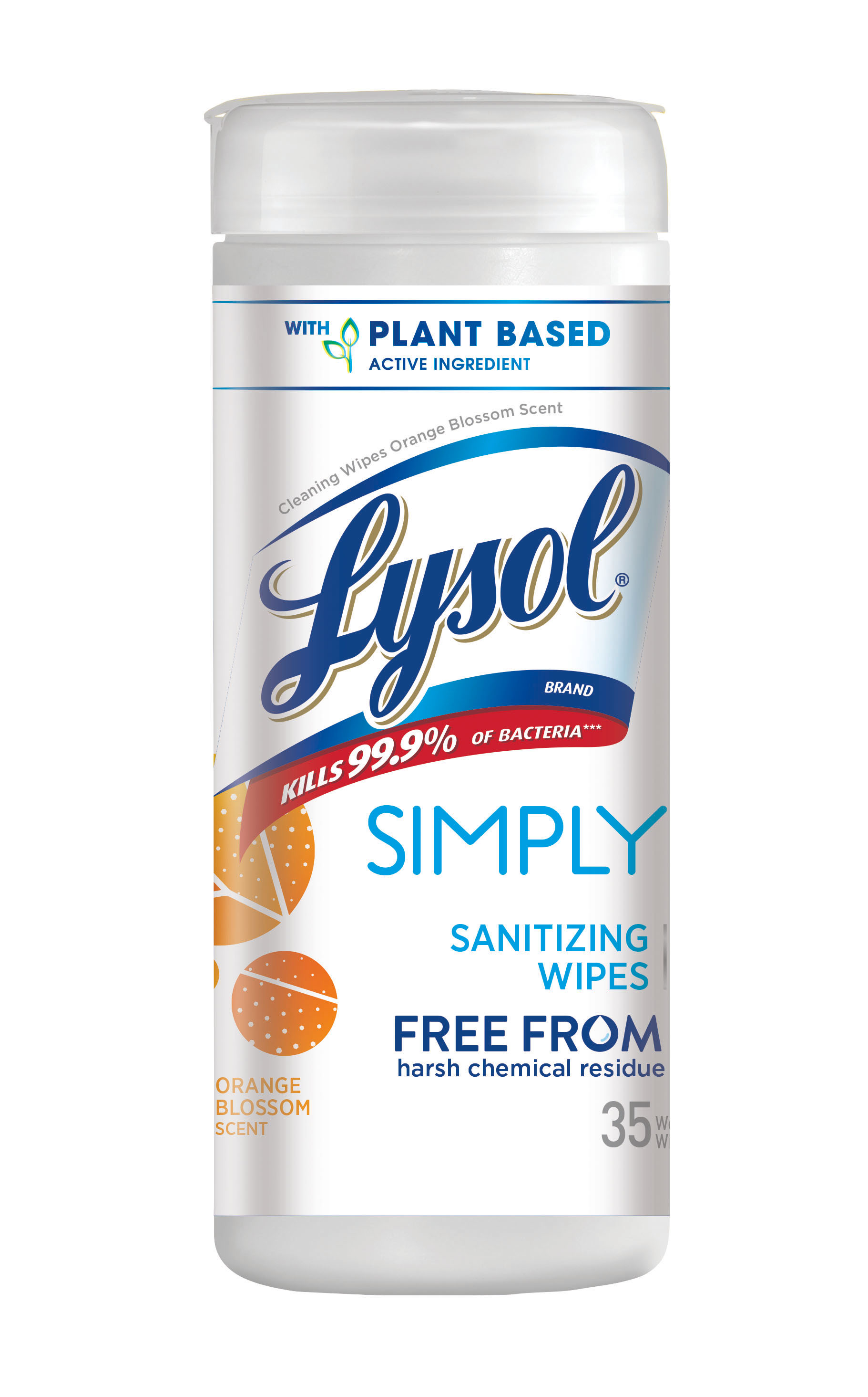 LYSOL® Daily Cleaning Wipes - Simply™ Orange Blossom 
