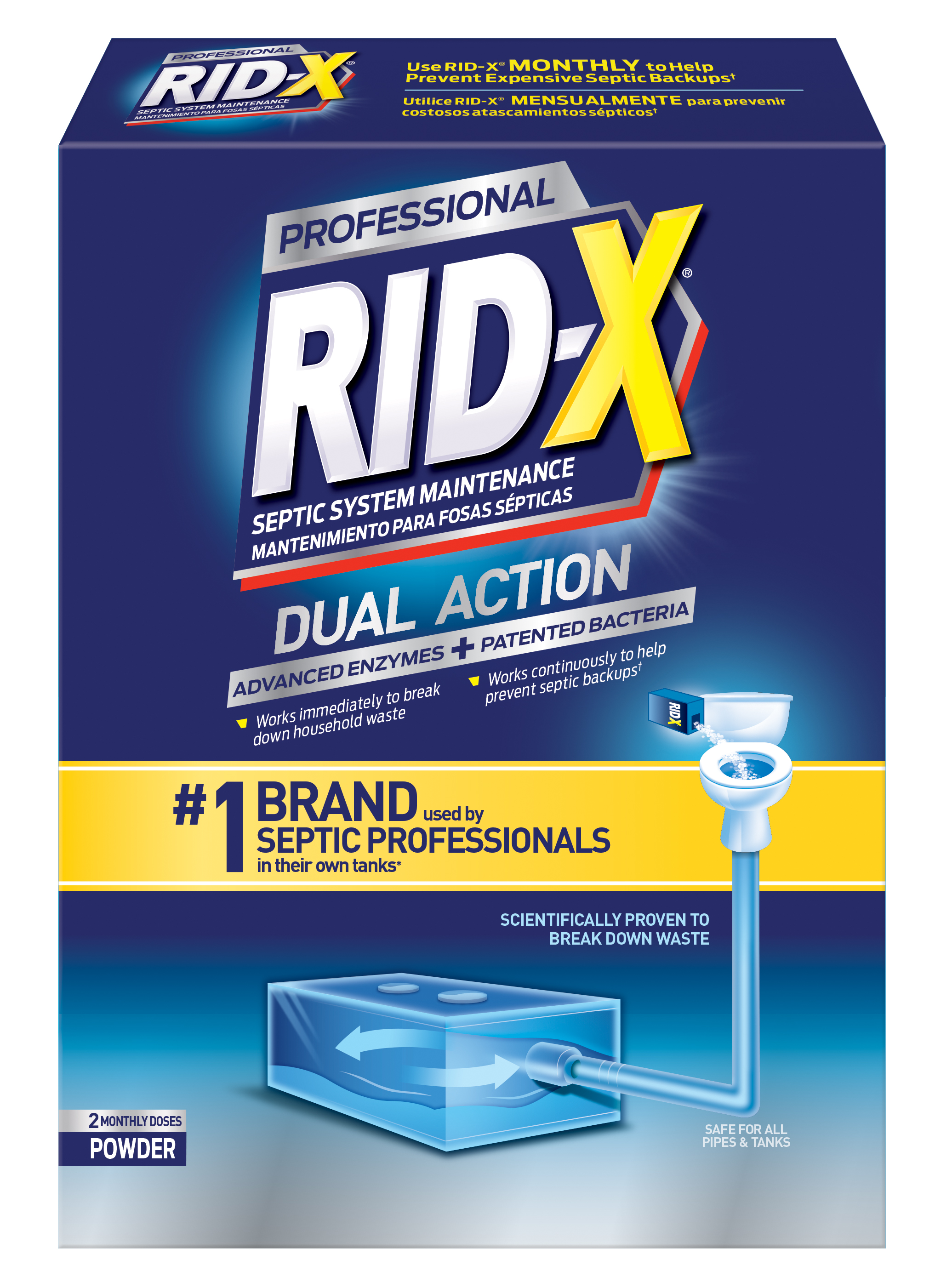 Professional RidX Septic System Treatment  Powder