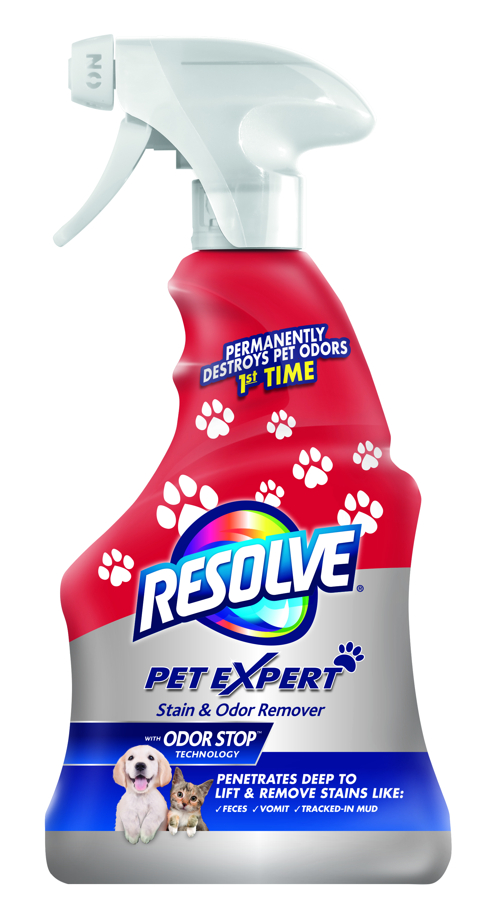 RESOLVE® Pet Expert Stain & Odor Remover Trigger