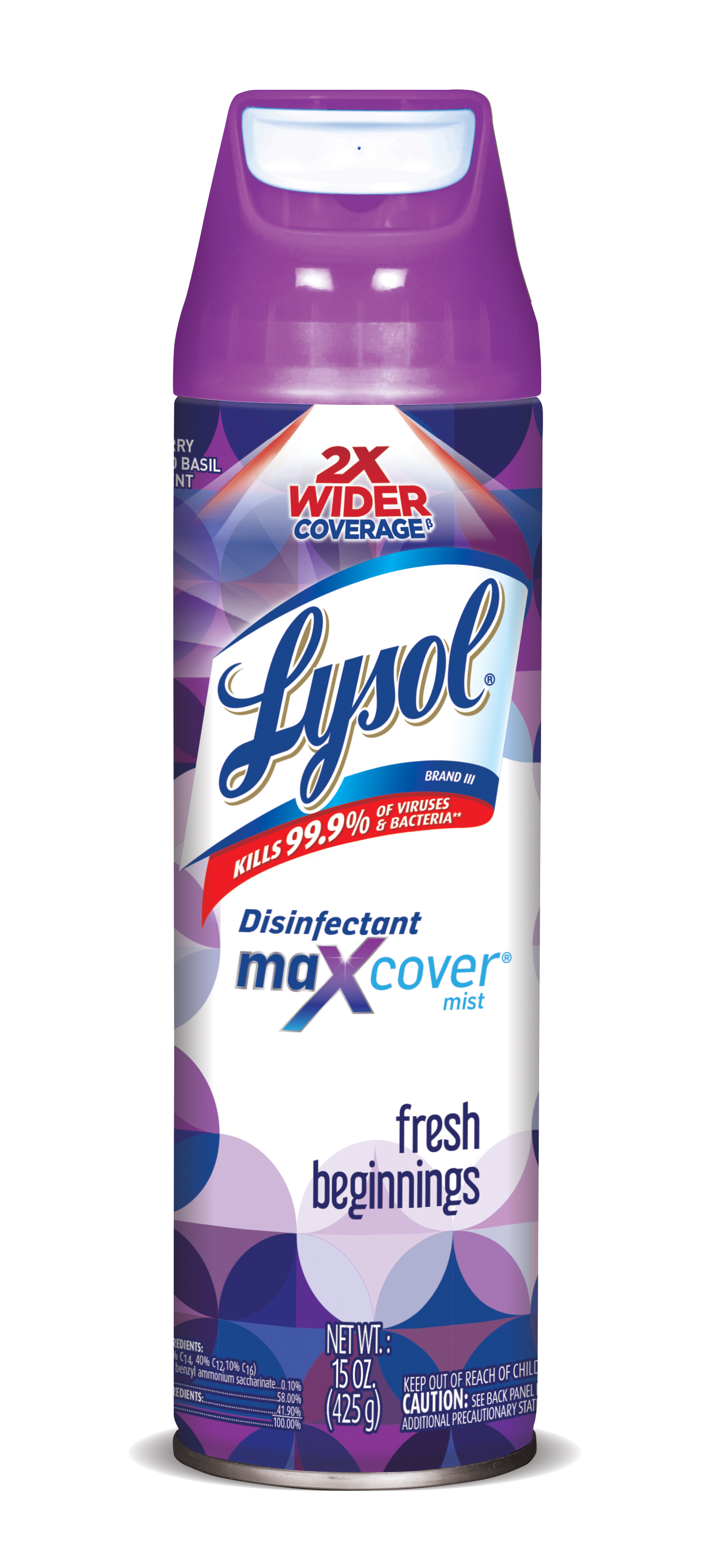 LYSOL Disinfectant Max Cover Mist  Fresh Beginnings