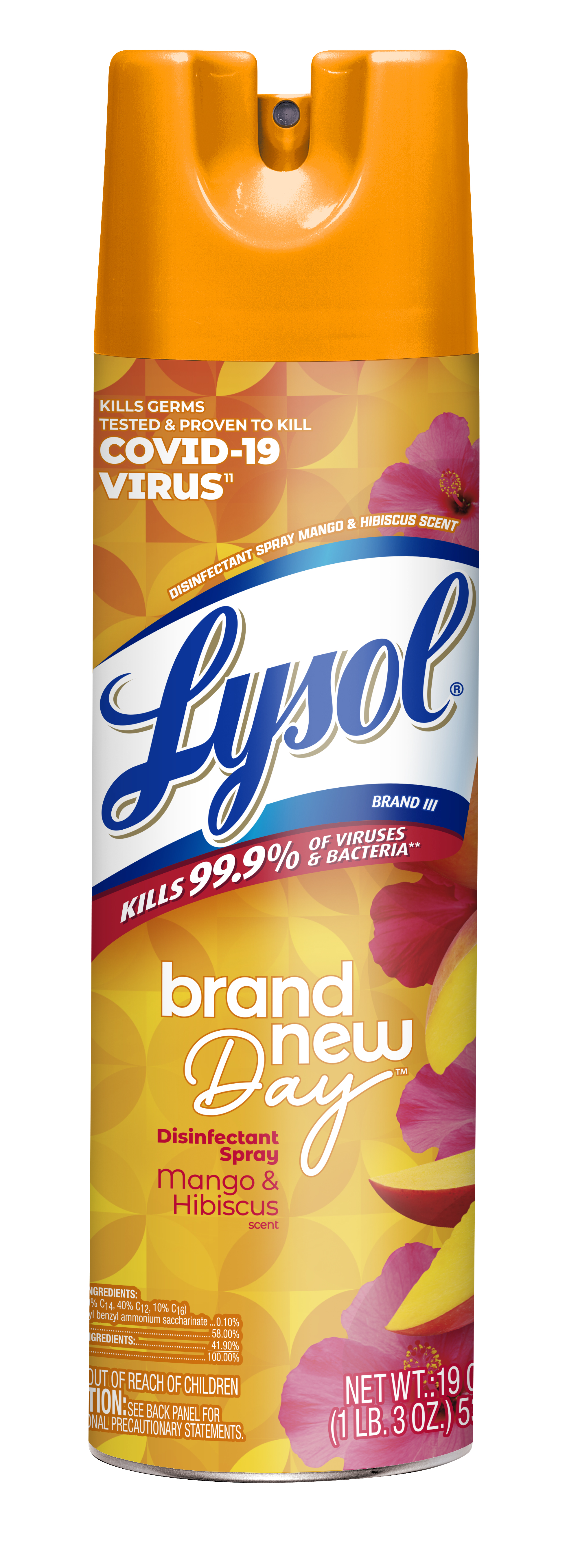 LYSOL® Disinfectant Spray - Brand New Day™ - Mango & Hibiscus