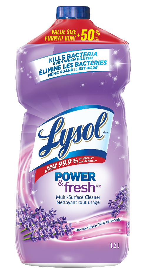 LYSOL® Power & Fresh Multi-Surface Cleaner - Lavender Breeze (Canada)