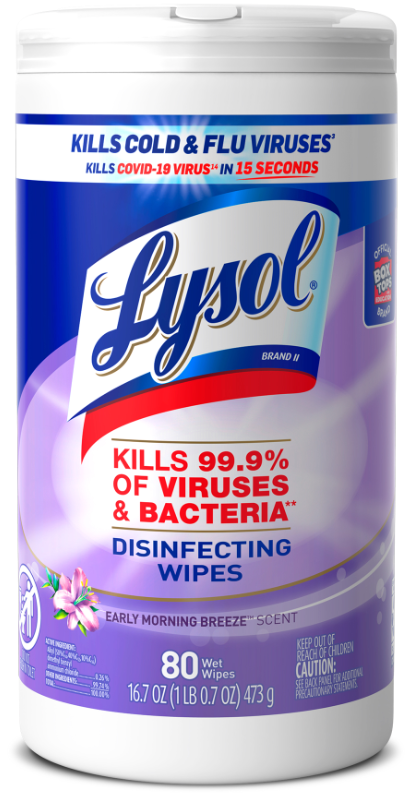 LYSOL® Disinfecting Wipes - Early Morning Breeze™