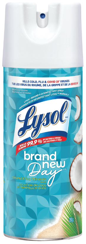 LYSOL® Disinfectant Spray - Brand New Day™ - Coconut & Sea Minerals (Canada)