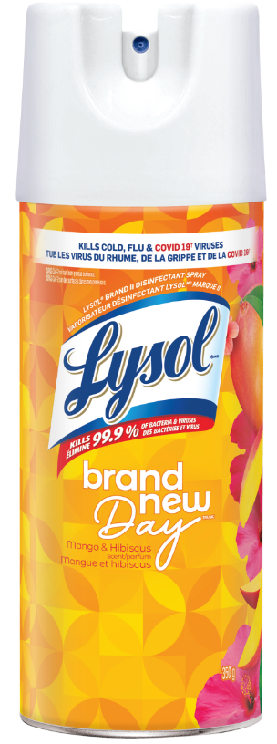 LYSOL® Disinfectant Spray - Brand New Day™ - Mango & Hibiscus (Canada)