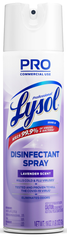 Professional LYSOL© Disinfectant Spray - Lavender