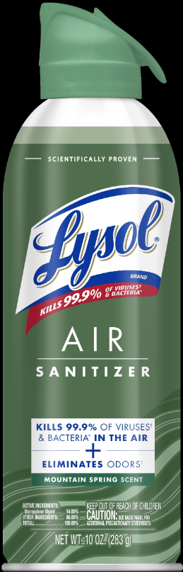 LYSOL Air Sanitizer  Mountain Spring
