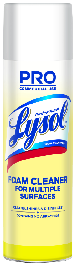 Professional LYSOL Foam Cleaner for Multiple Surfaces