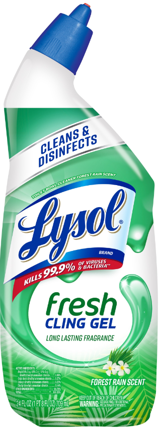 LYSOL Fresh Cling Gel  Forest Rain