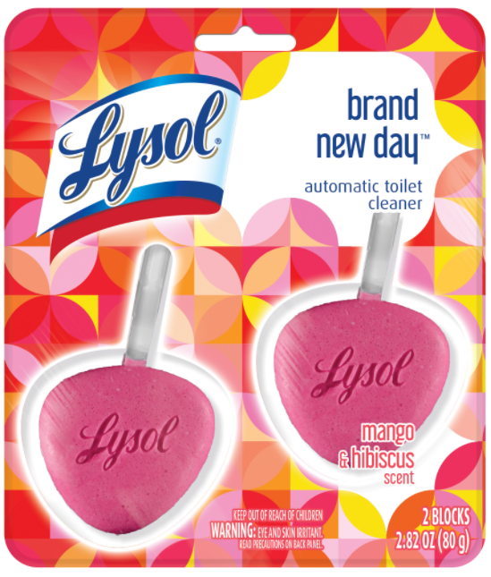 LYSOL Automatic Toilet Cleaner  Brand New Day   Mango  Hibiscus Discontinued Jan 2019