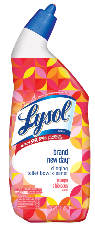 LYSOL Toilet Bowl Cleaner  Brand New Day  Mango  Hibiscus Discontinued Feb 2023