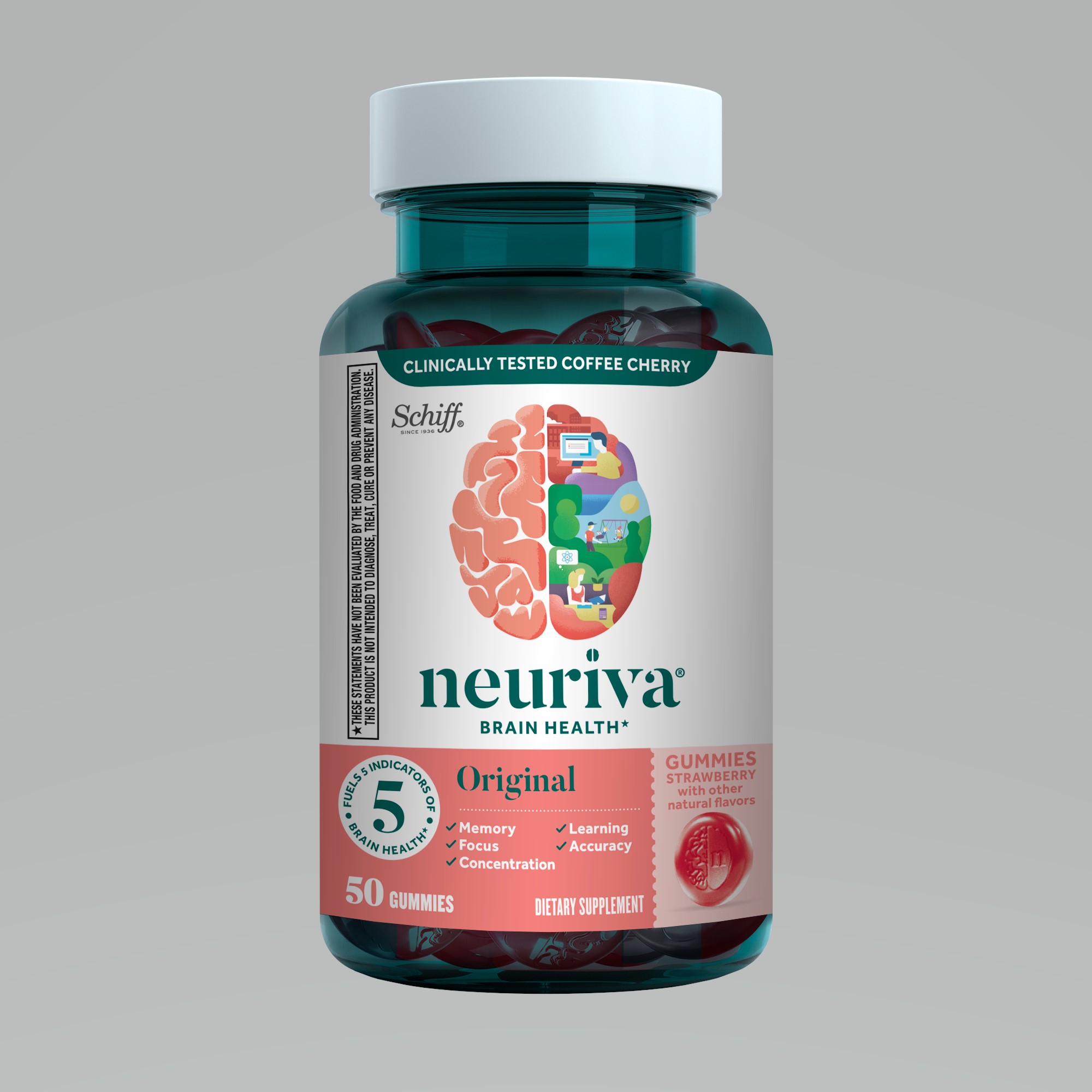 Neuriva® Brain Performance  - Original Strawberry Gummies