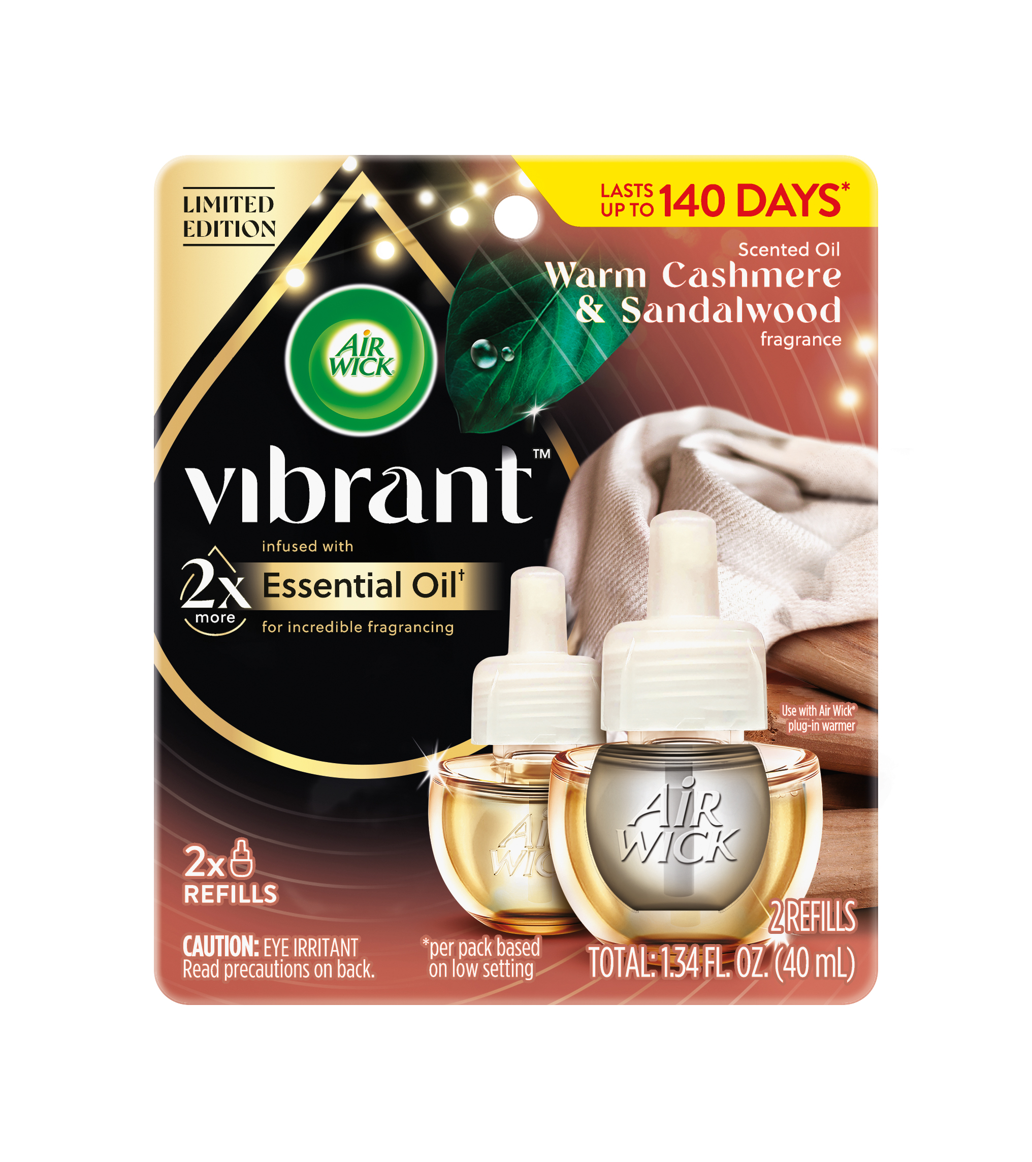 AIR WICK® Scented Oil - Warm Cashmere & Sandalwood (Vibrant)