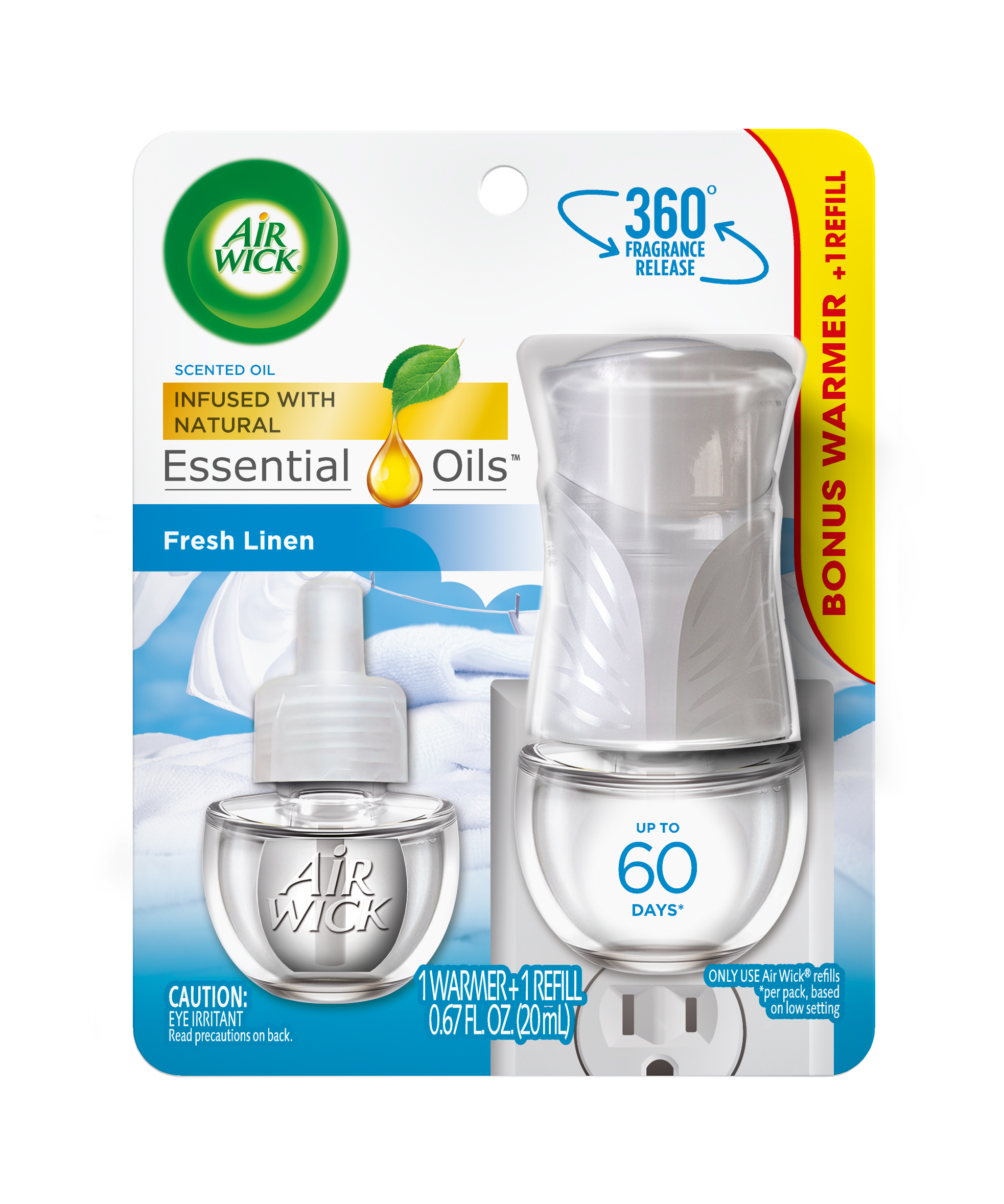 AIR WICK® Scented Oil - Fresh Linen - Kit