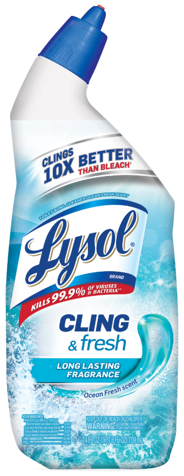 LYSOL® Cling & Fresh Toilet Bowl Cleaner - Ocean Fresh (Discontinued Mar. 24, 2021)