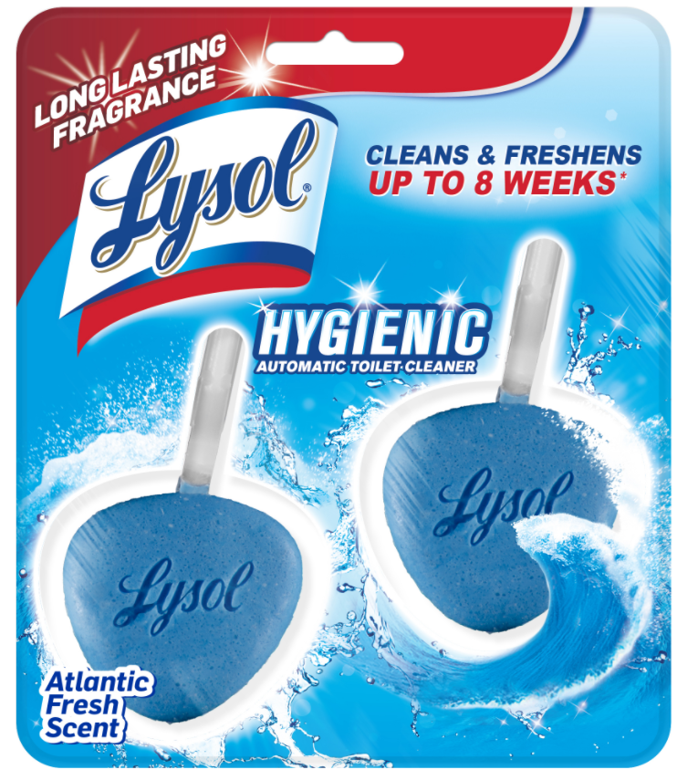 LYSOL Hygienic Automatic Toilet Cleaner  Atlantic Fresh
