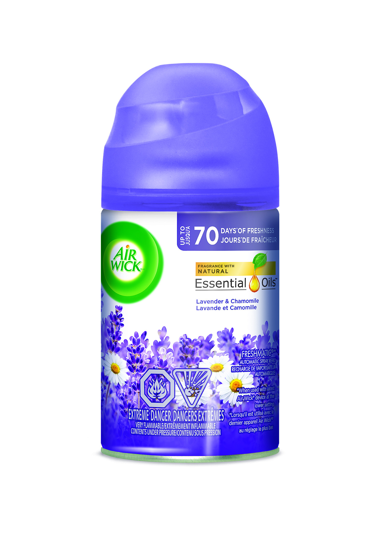 Air Wick Aerosol-Free Automatic Air Freshener Spray, Vanilla & Honey Suckle, 3 Refills, 24x7 Active Fresh Odour Neutraliser