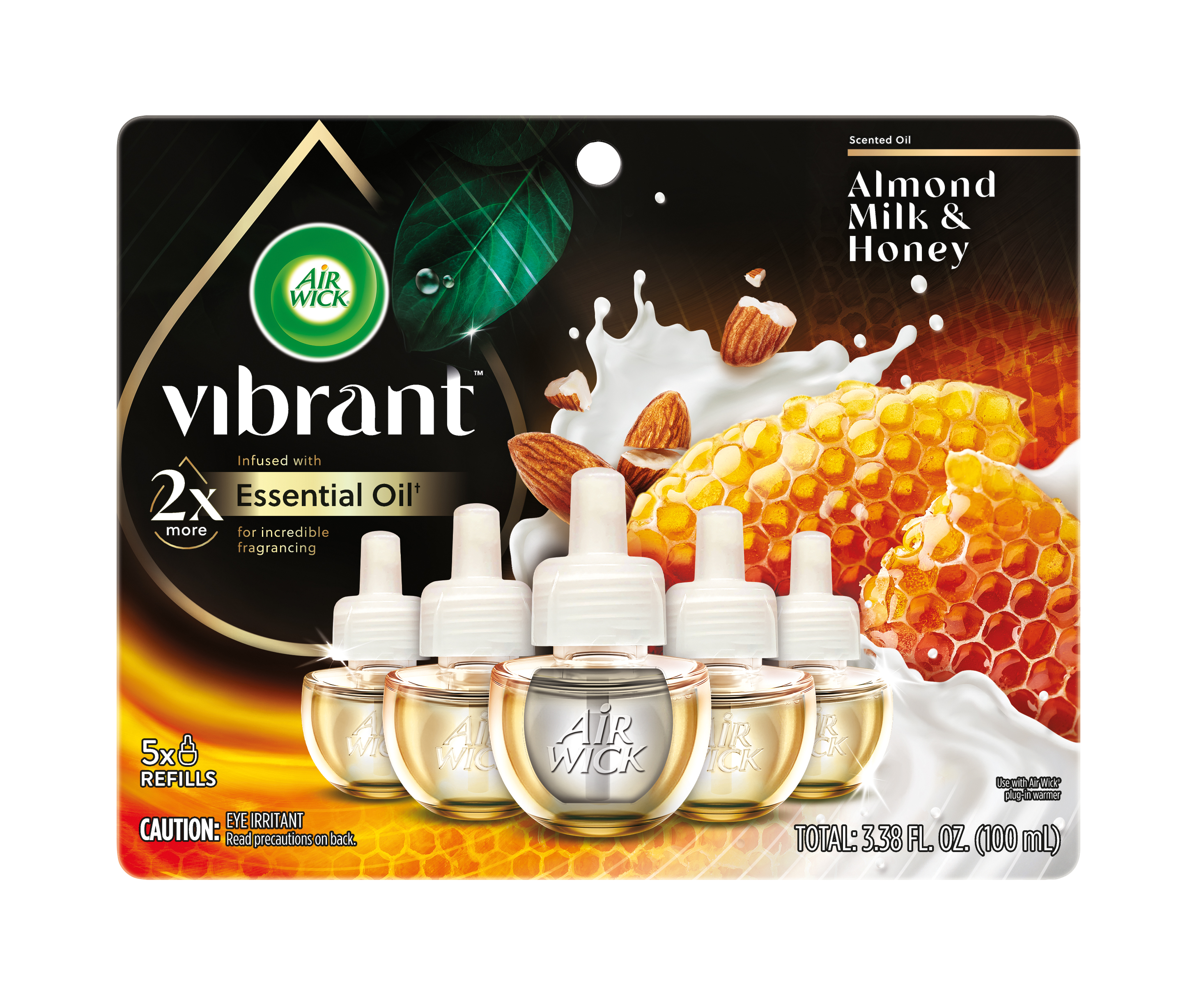 AIR WICK Scented Oil  Almond Milk  Honey Vibrant