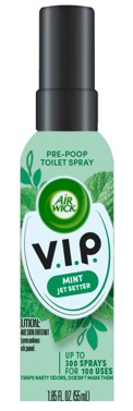 AIR WICK VIP PrePoop Toilet Spray  Mint Jetsetter