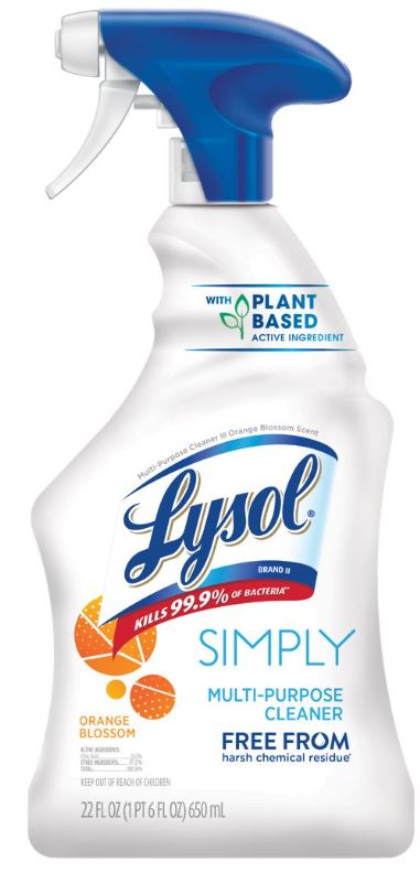 LYSOL MultiPurpose Cleaner  Simply  Orange Blossom