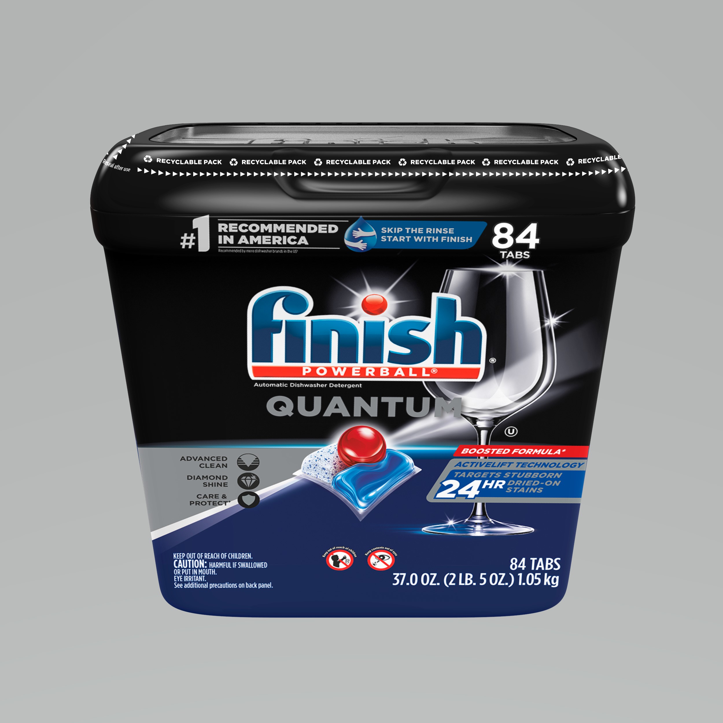 FINISH Classic Powerball Regular Détergent pour Lave-vaisselle 1 Unité
