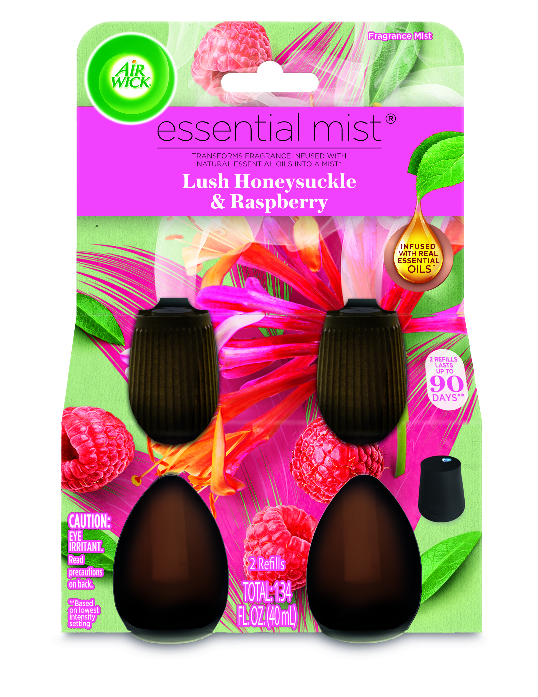 AIR WICK® Essential Mist - Lush Honeysuckle & Raspberry